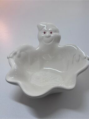 White Ghost Candy Dish - Halloween Decor